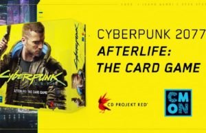 Cyberpunk 2077 Afterlife – Physisches Sci-Fi-Kartenspiel bei CMON in Arbeit